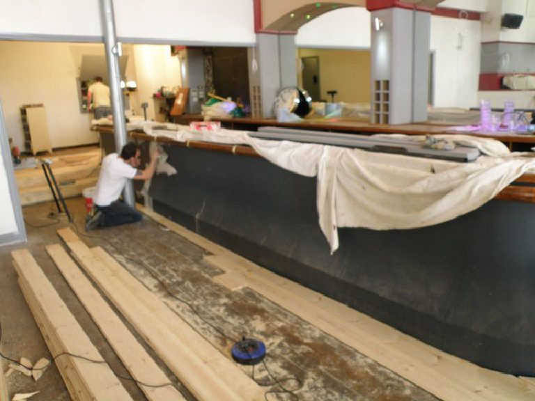 Bar surface preparation
