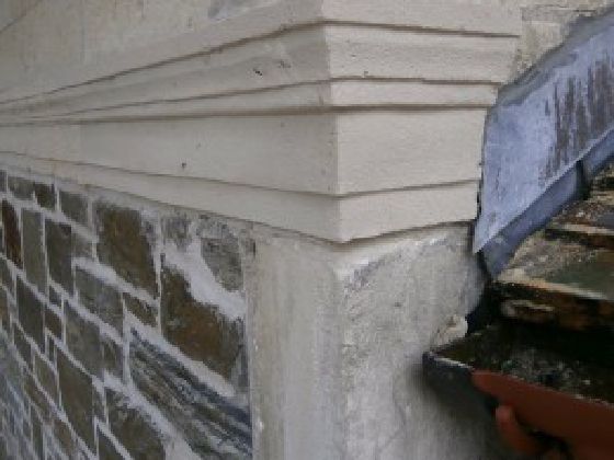 Mineral stone repair — Douglas Town Hall