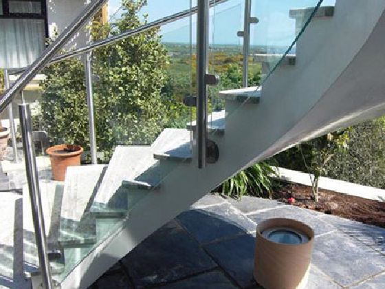 Interior and exterior surfaces — External Staircase, The Arches