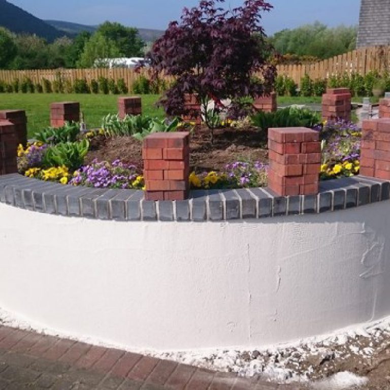 The render taken round the full sweep of the bed and stopped cleanly under the coping