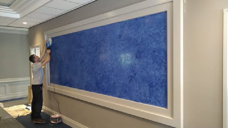Feature Wall, Reception Area, Mount Murray Hotel