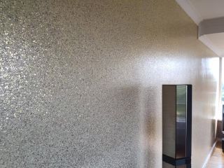 Champagne Glitter Wall, Living Room