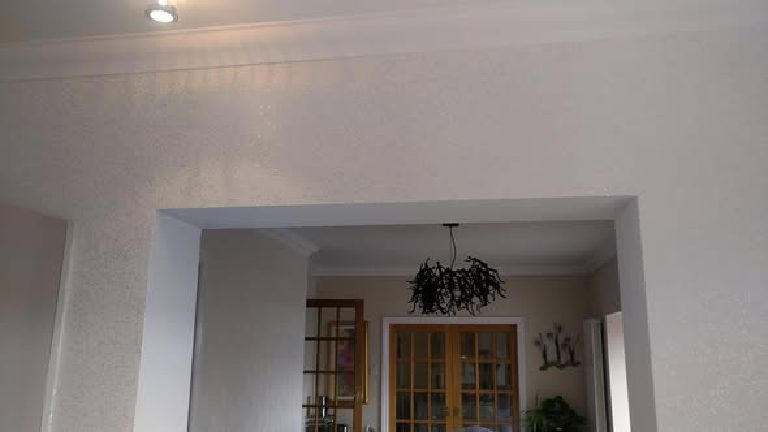 Another view of the sparkling kitchen walls