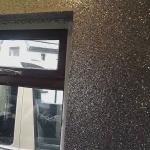 The window surrounded by the gun metal glitter finish