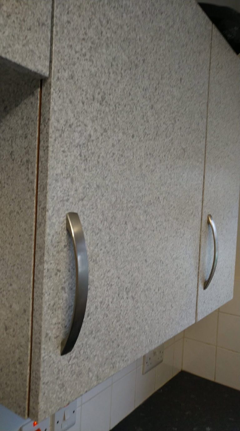 The refreshed doors in the daylight