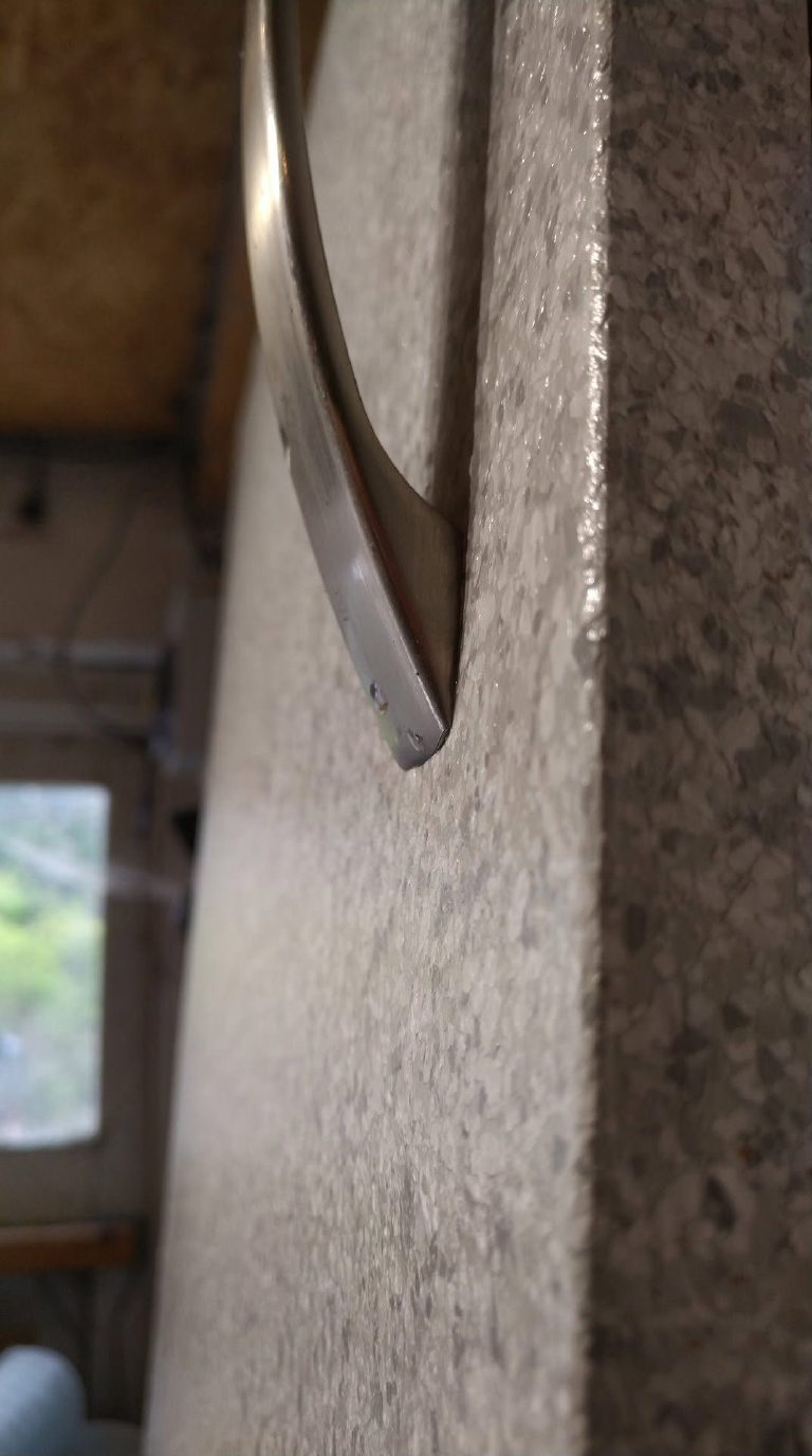 Detail of the refreshed unit fronts