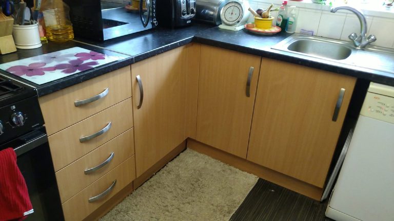 The kitchen before its transformation