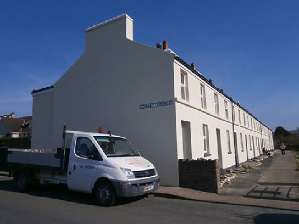 Cowley Terrace after re-rendering