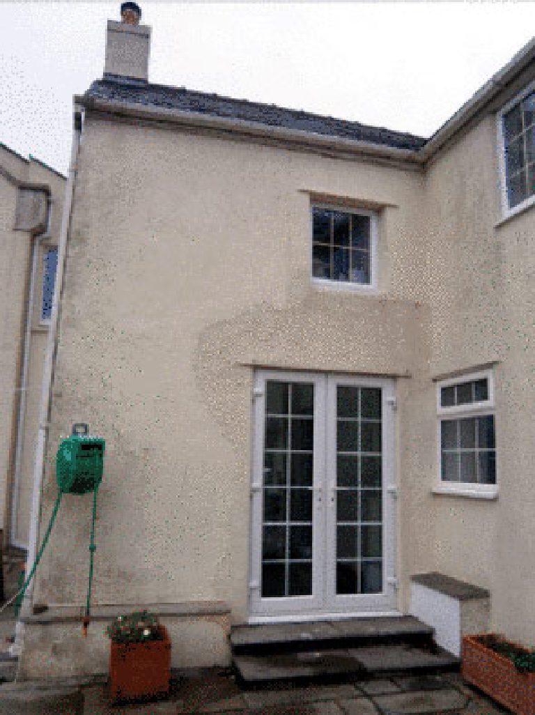 The exterior prior to work commencing