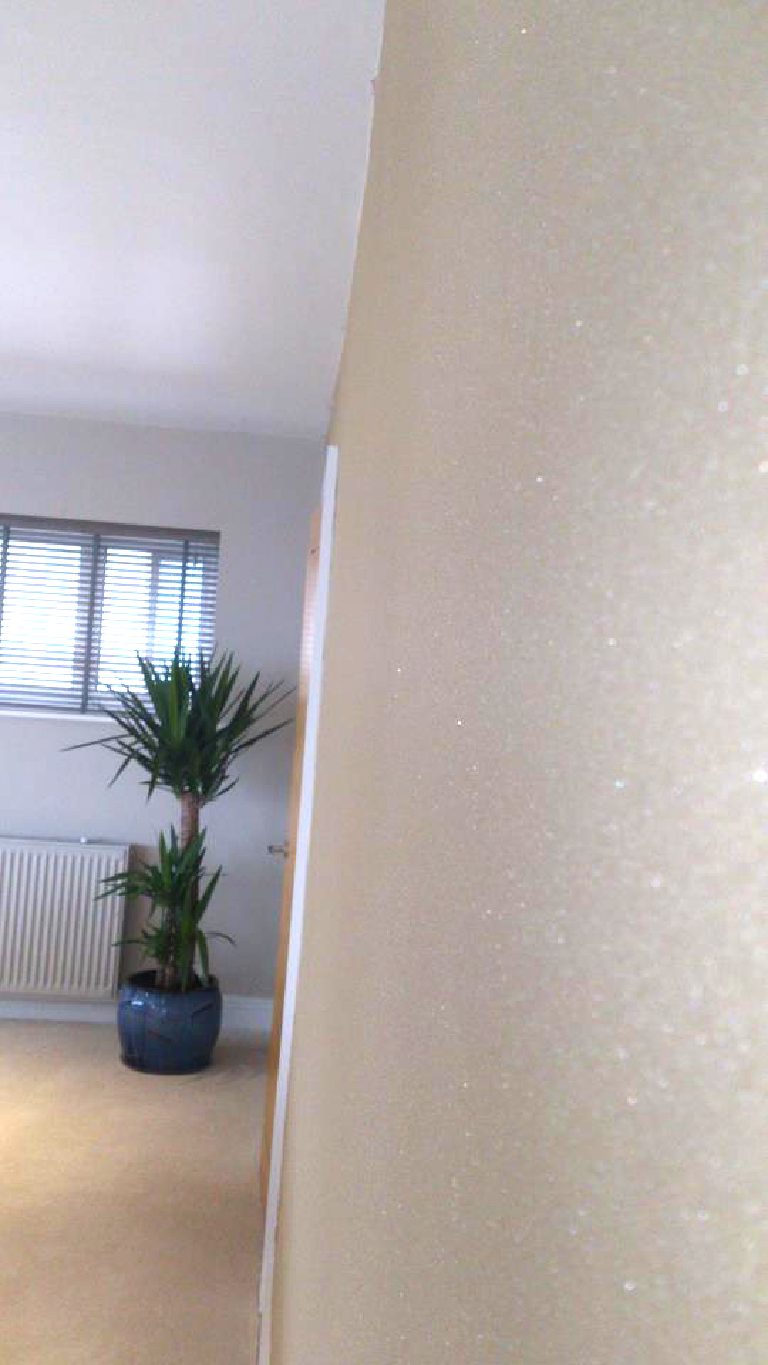 Crystal finish decorative coating