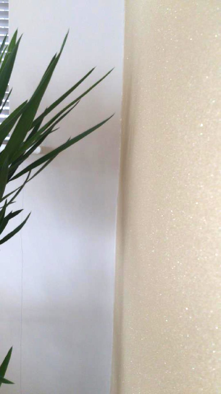 Crystal finish decorative coating