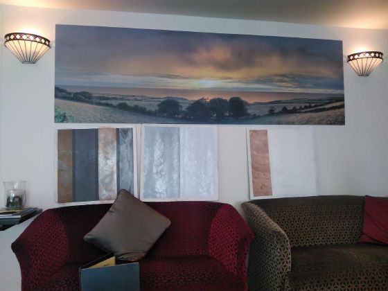 Commercial reception areas — Marmorino Walls, Mannin Hotel