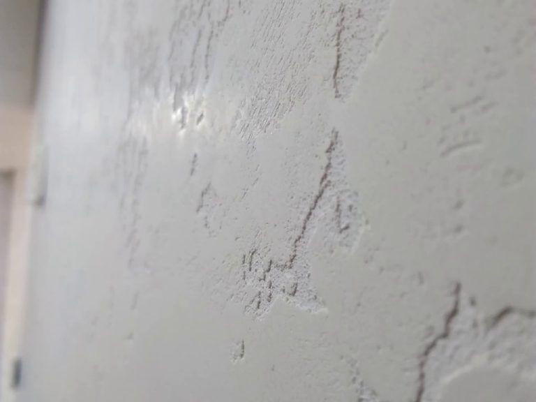 The white Marmorino Pasta Media texture up close