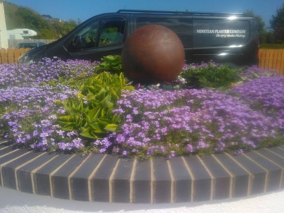 Bespoke work — Microcement Spheres, Rust Finish