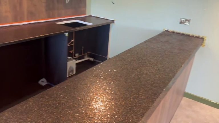 Both runs from the servery end, carcasses still open underneath