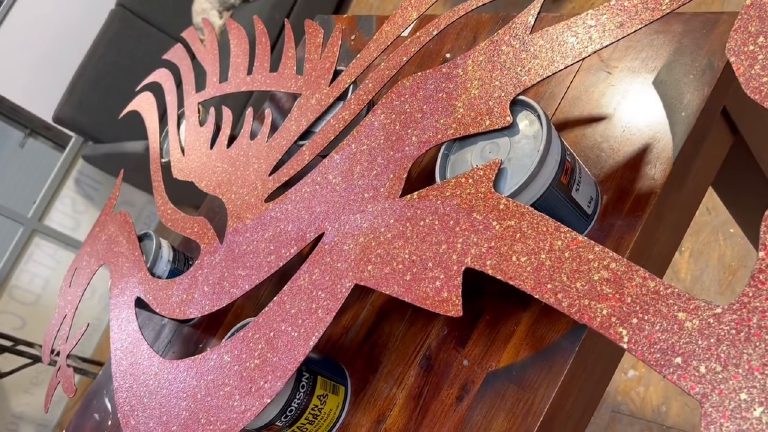 Bespoke Phoenix in Ilumitextra Glitter