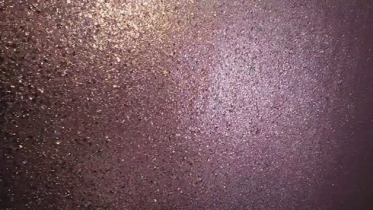 The pink glitter texture right up close
