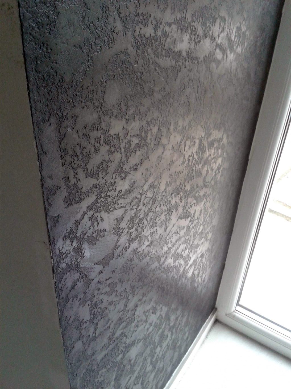 Marmorino Classico applied next to window