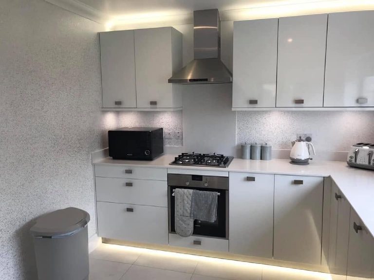 Silver Sparkle Kitchen