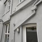 The corked rear elevation, pipework and all
