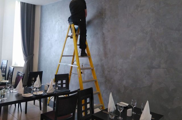 Hospitality — Venetian Plaster Company project on the Isle of Man
