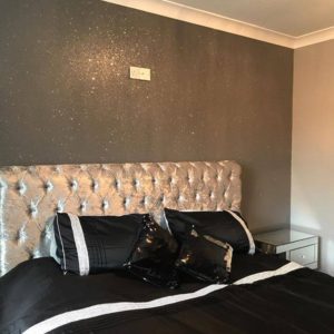 glitter wall bedroom 25 aug 2017